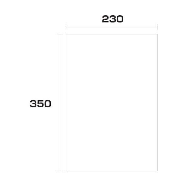 ポリエチレン袋 厚み0.1 500枚 230幅x長さ350mm 6300005032 500枚