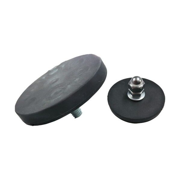 M6ボルト付 強力ゴムマグネット 6300008192 10枚