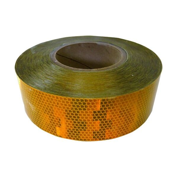 車両用高輝度マイクロプリズム反射テープ 黄色 V-6701B 6300003404 1点