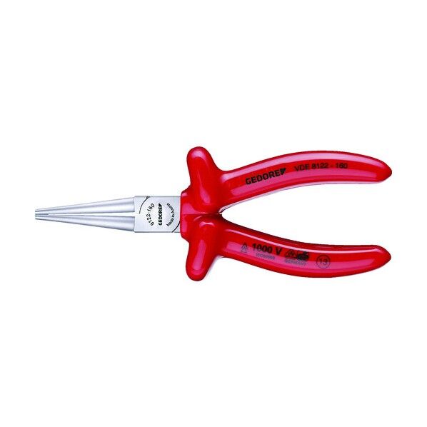 GEDORE 絶縁ラウンドノーズプライヤー 1