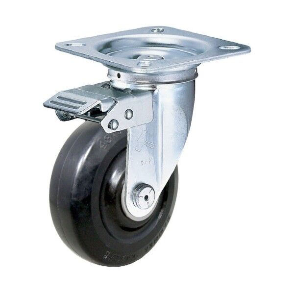 方向規制キャスター ゴム車