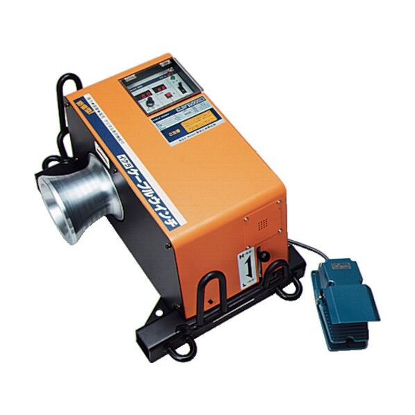 ケーブルウインチ デジタル表示防音型