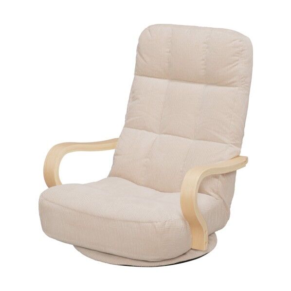 573497 ウッドアームチェアカイテンタイプ