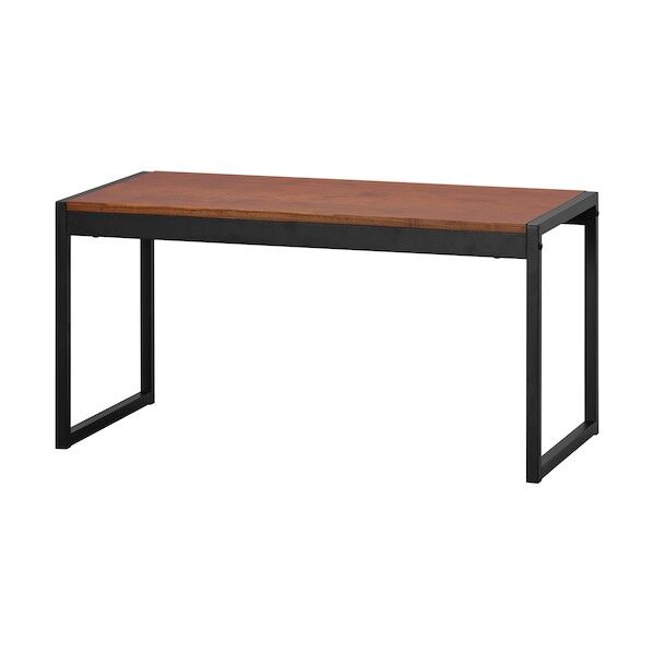 103099 スチールフレームセンターテーブル 幅800 ウォールナット SFCT-800-WN 1点