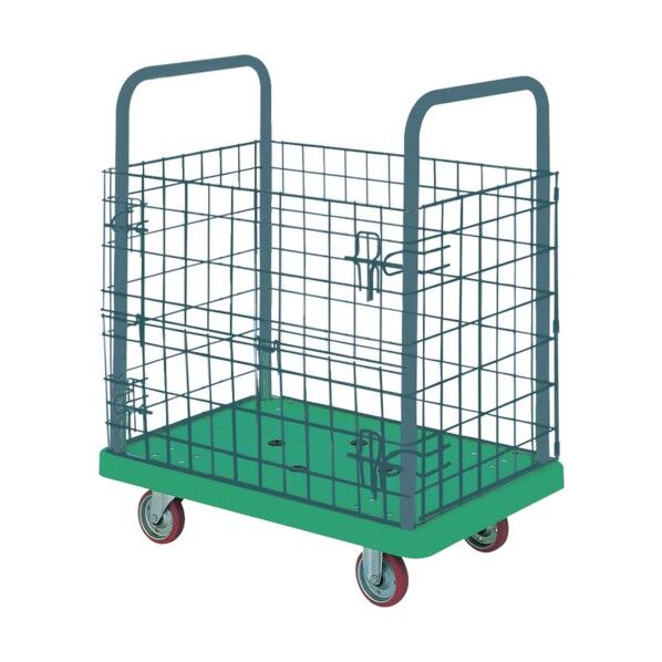 樹脂製台車(金網付タイプ)