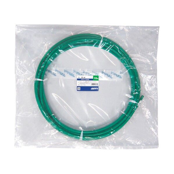 ビニル絶縁電線 IV 38 SQ GR 10M JP 1点