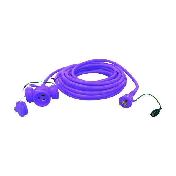 3P防水型延長コード KM03-10JPP 1点