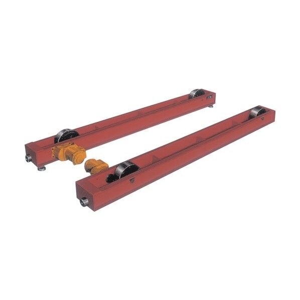 オーバーヘッド形電動式低騒音ダブルガーダサドル 定格荷重3t スパン15m 標準速