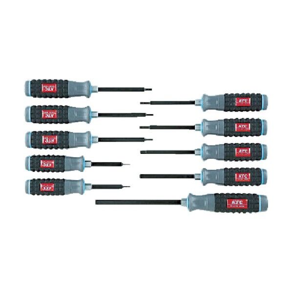 樹脂柄ヘキサゴンドライバセット(10本組)