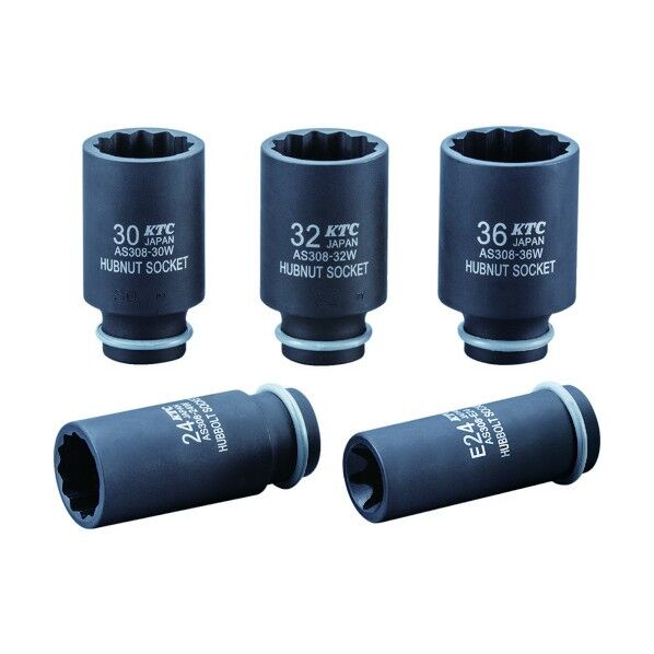 専用ツール（足回り関連） 12．7sq．インパクトレンチ用ハブソケットセット24、36（十二角）、E24（E型トルクス） ATS3085 1S