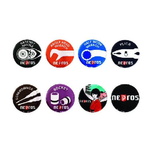 YG-N30L .ネプロス缶マグネット(NEPROSロゴ) YG-N30L 1個