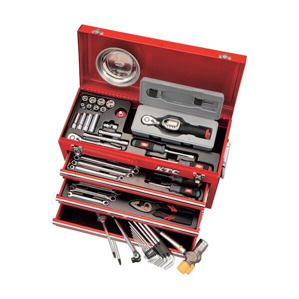 デジラチェ採用セット(3段3引出し) レッド SK35421X1 1ケース