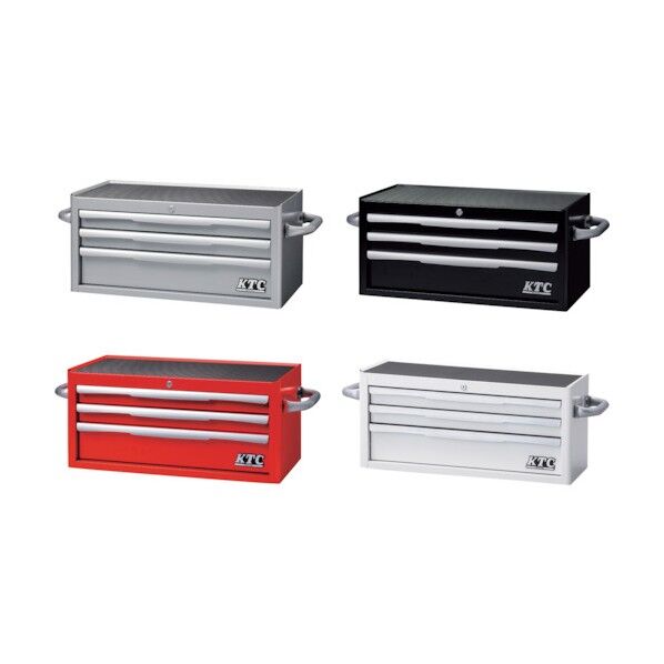 フラットトップチェスト(3段3引出し)ホワイト EKR-2003WH