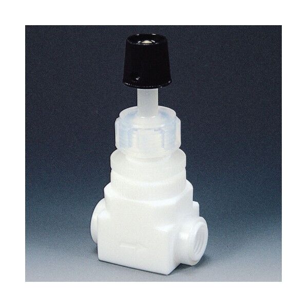 フッ素樹脂(PTFE) ニードルバルブ装置用水平型