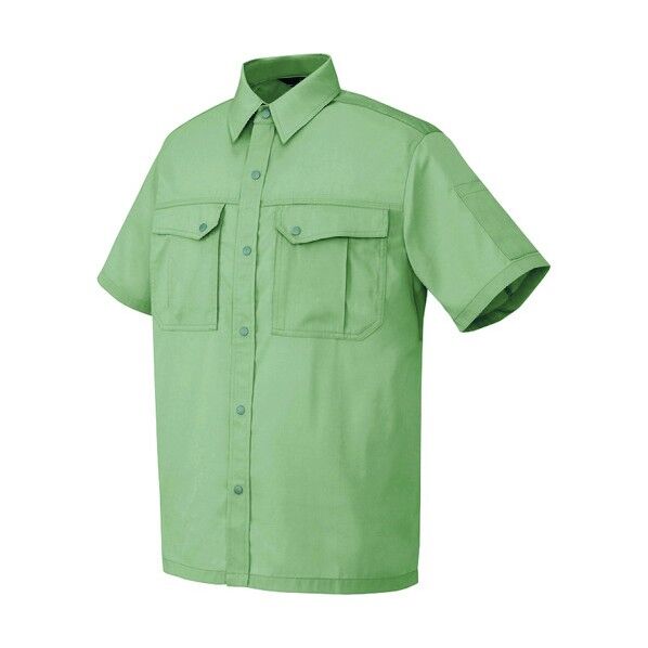 半袖シャツ(男女兼用)AZ5666-005アースグリーン5L 005アースグリーン 5L 5666 1