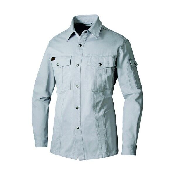 長袖シャツ(厚地) 004グレー M 6545 1