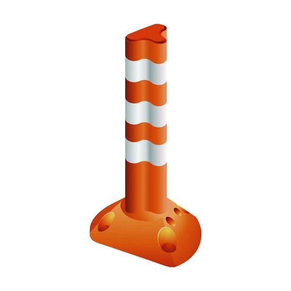 ポストフレックス スリムベースタイプ PF-S650 オレンジ 6300003967 1点