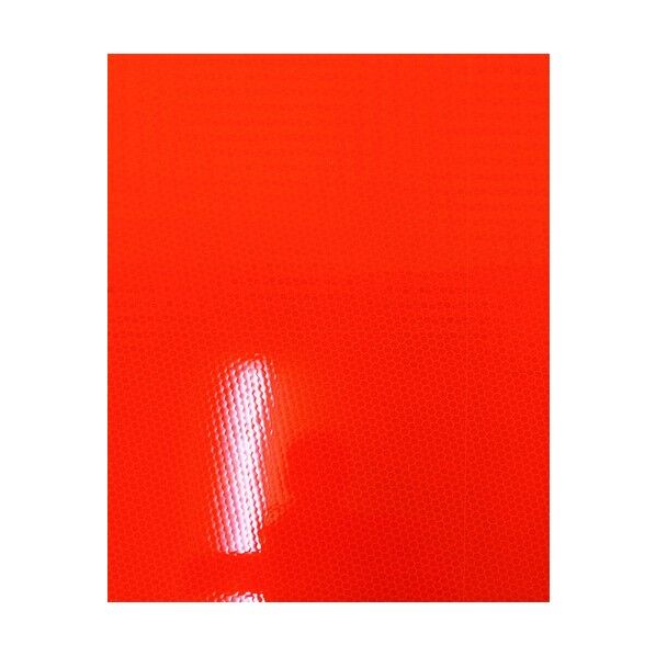 高輝度マイクロプリズム型反射シート W6514 蛍光オレンジ 6300004151 1点