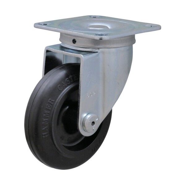 Ｓシリ－ズ自在ナイロンホイ－ルゴム巻車１００ｍｍ 420S-F100 1