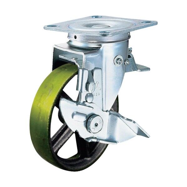 Sシリーズ方向規制自在SP付イモノ車100mm 平戸車 413F0SC100 1個