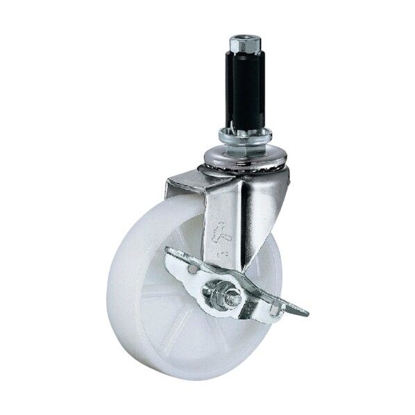 EUシリーズ自在SP付ナイロン車125mm 平戸車 4155EUN125 1個