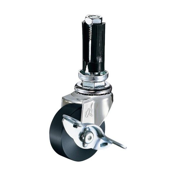 EUシリーズ自在SP付MCナイロン車40mm 平戸車 4152EUMC40 1個