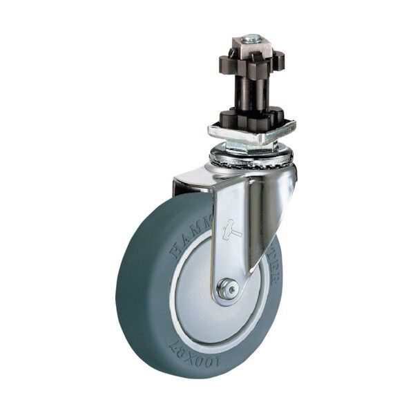 ENシリーズ自在エラストマーB車100mm 平戸車 4205ENLB100 1個