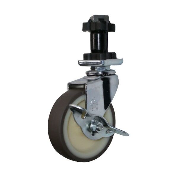 ENシリーズ自在SP付ウレタン車65mm 平戸車 4155ENUR65 1個