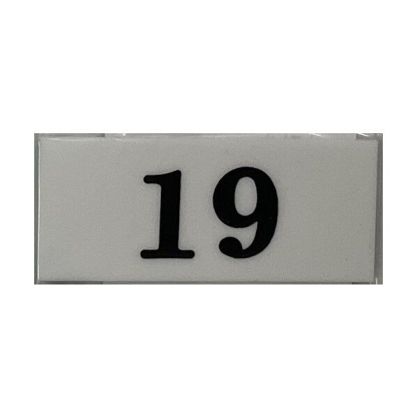 サインプレート 番号 . . UP370A-19 1枚