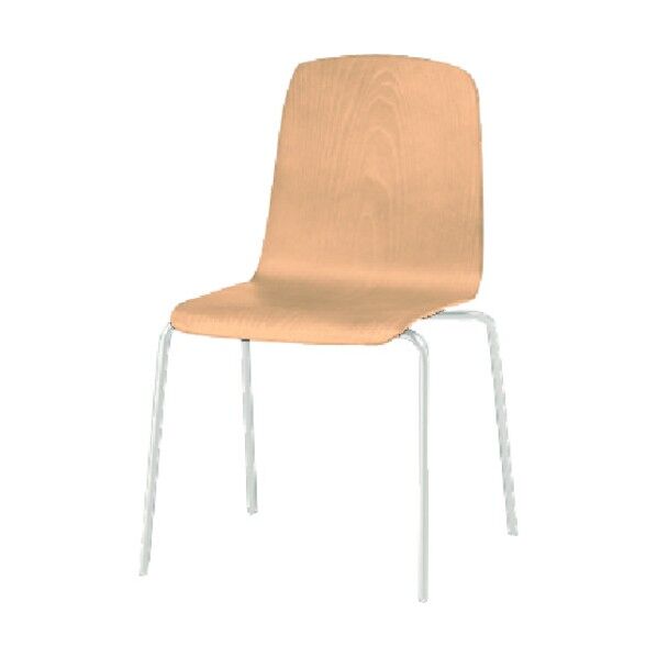 ノットワーク背座一体チェアヌード 背座ラスティックビーチL・脚ホワイト KLL-110-GH 1点