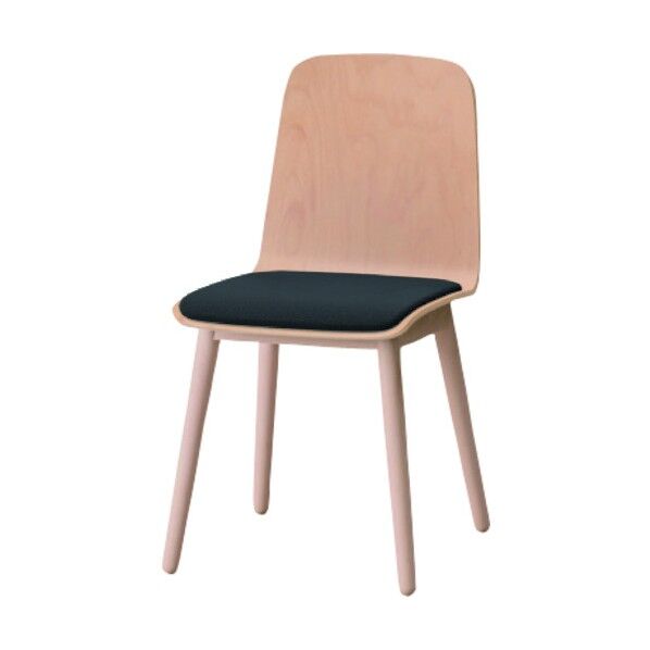 ノットワーク木脚チェア座パッド KLL-124C-LW2 1点