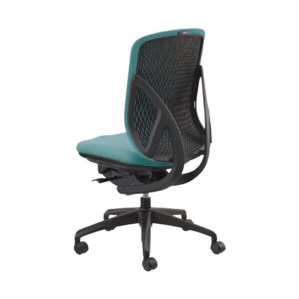 YERA クロスカバータイプ/背座同色 ハイバック 肘なし ランバーサポート無し イエローグリーン