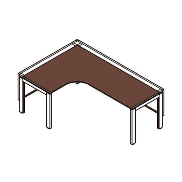 FREI 90°ワークテーブル オープン脚 基本セット FRL-S-1612WT 7R DW/OW 175233 1点