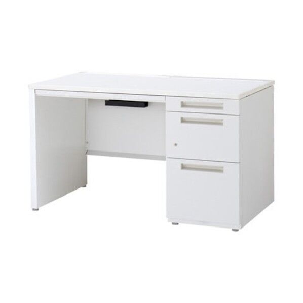 デュエナ Kタイプ 片袖机(パネル脚)B4-3段タイプ DUK7-126-B3P SW/OW 153701 1点