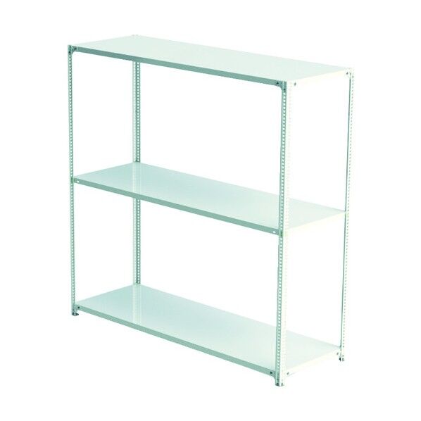 軽量ラック(100kgタイプ・高サ2400mm) ホワイト LK1845243 1点