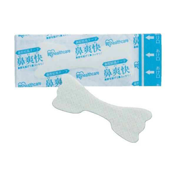 アイリスオーヤマ IRIS鼻腔拡張テープ肌色(4枚入) 121 x 79 x 4 mm BKT-4H