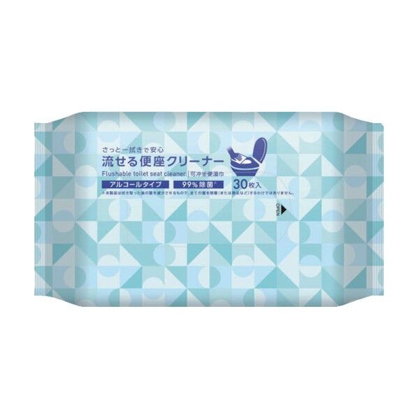 伊藤忠リーテイルリンク 流せる便座クリーナー アルコールタイプ BC-1 1点...