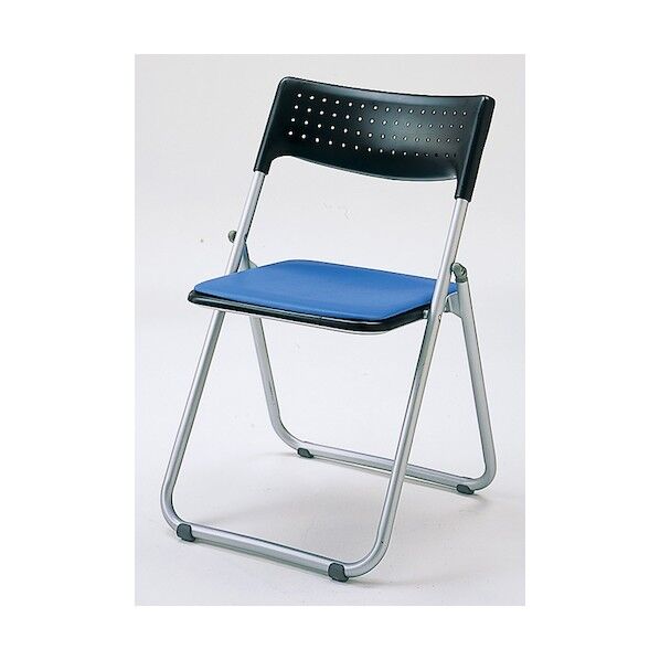 折り畳みイス SS-Sシリーズ(スチールフレーム) SS-S139N BL(HU) 1点
