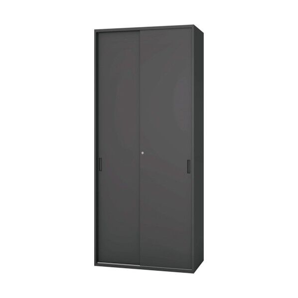 アイリスチトセ 引戸書庫 H2100 ブラック SSN40-21S-B 1点