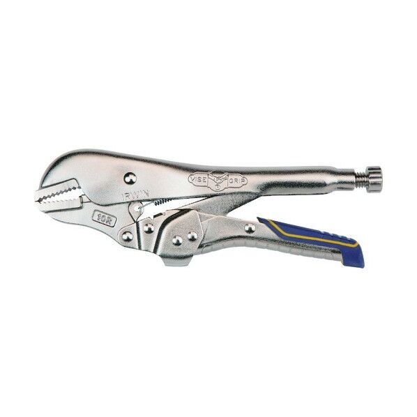 ストレートジョーロッキングプライヤー グリップ付