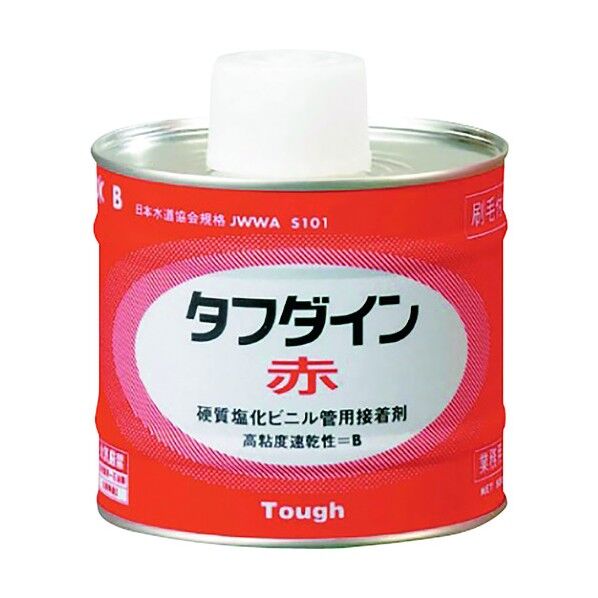 クボタケミックス 塩ビ用接着剤 タフダイン赤 500G AKA500G 1点...