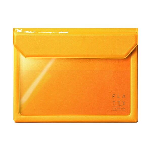 キングジム FLATTY A6サイズ 黄色 5360-Y 1個