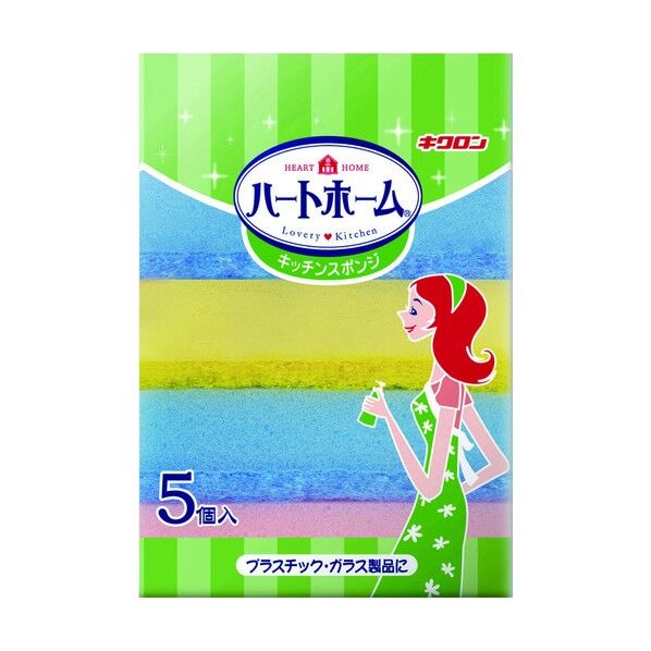 Hホームキッチンスポンジ5P 101559 5個