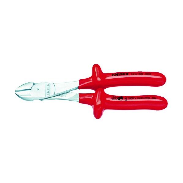 クニペックス 絶縁強力斜ニッパー1000V 7407-200 1個...