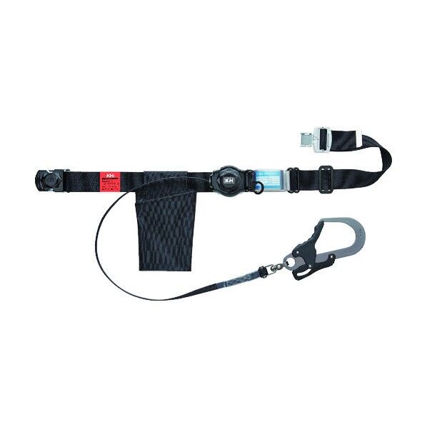 胴ベルト型墜落制止用器具 アリールロック (アルミフック・巻取式ランヤード)