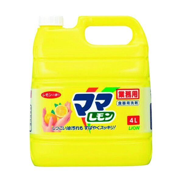 ライオン 業務用ママレモン 4L JSVD601 1個.