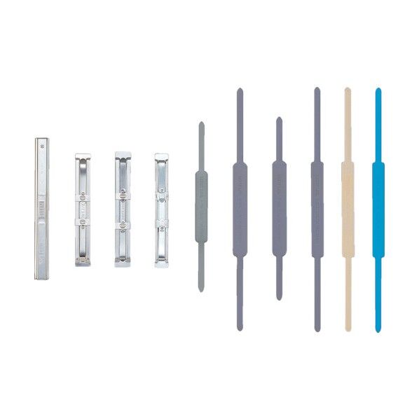 リヒト カラーファスナー(100本入り) グレー F8CL-100-GREY 100本