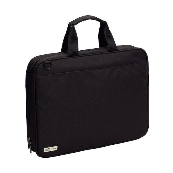 LIHIT LAB. SMART FIT キャリングバッグ(ワイドオープンタイプ) 390×60×290mm ブラック A7581-24 1点