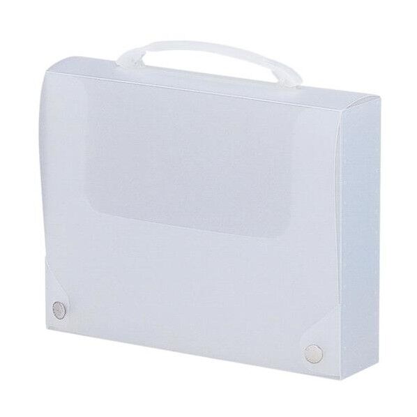 キャリングバッグ(ワイド) 乳白 340×70×261mm A7611-1 1点