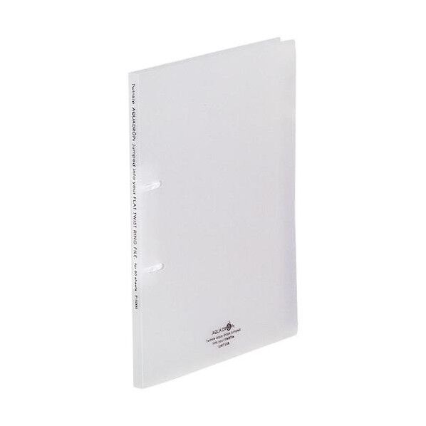 AQUA DROPs フラット・ツイストリングファイル 乳白 240×16×306mm F5000-1 1点